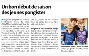 MSMTT dans Le Télégramme 25 octobre  2025